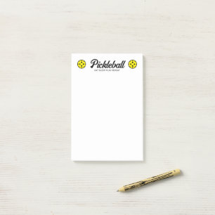 Notas Post-it® Bloque de Pickleball Post-it® Notes con logotipo