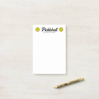 Notas Post-it® Bloque de Pickleball Post-it® Notes con logotipo