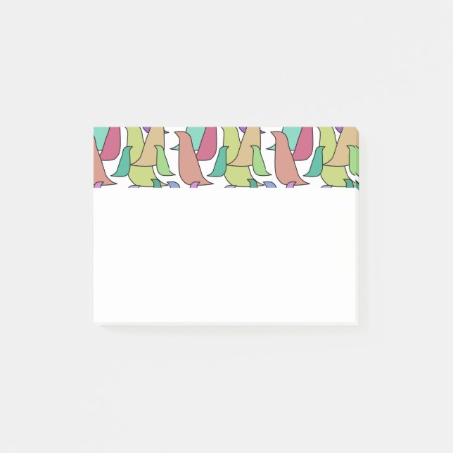 Notas Post-it® Bloqueo de aves (Anverso)