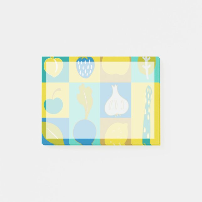 Notas Post-it® Bloques de vegetación I (Anverso)