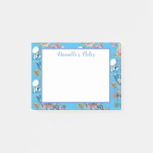 Blue Budgie Budgerigar Rosa acuarela Floral arte