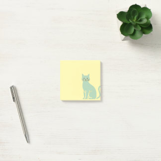 Notas Post-it® Blue Cat