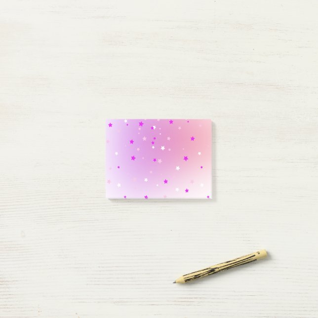 Notas Post-it® blue fantasy butterfly (Escritorio)