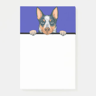 Notas Post-it® Blue Heeler Australian Cattle Dog Lover Regalos