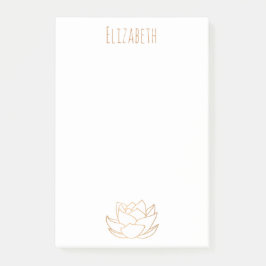 Notas Post-it® Blue Lin White Lotus