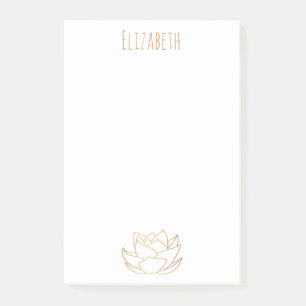 Notas Post-it® Blue Lin White Lotus