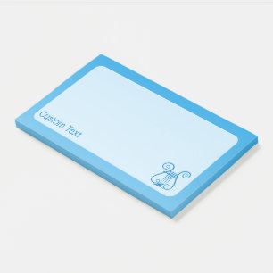 Notas Post-it® Blue Lyre
