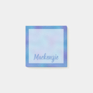 Notas Post-it® Blue Purple Mottle Nombre del Shimmer Irlandés