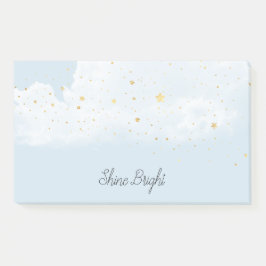 Notas Post-it® Blue Sky Gold Stars