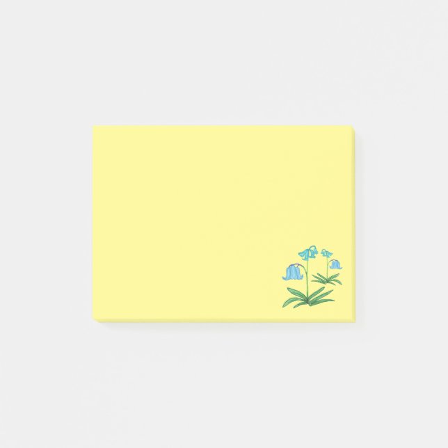 Notas Post-it® Bluebell (Anverso)