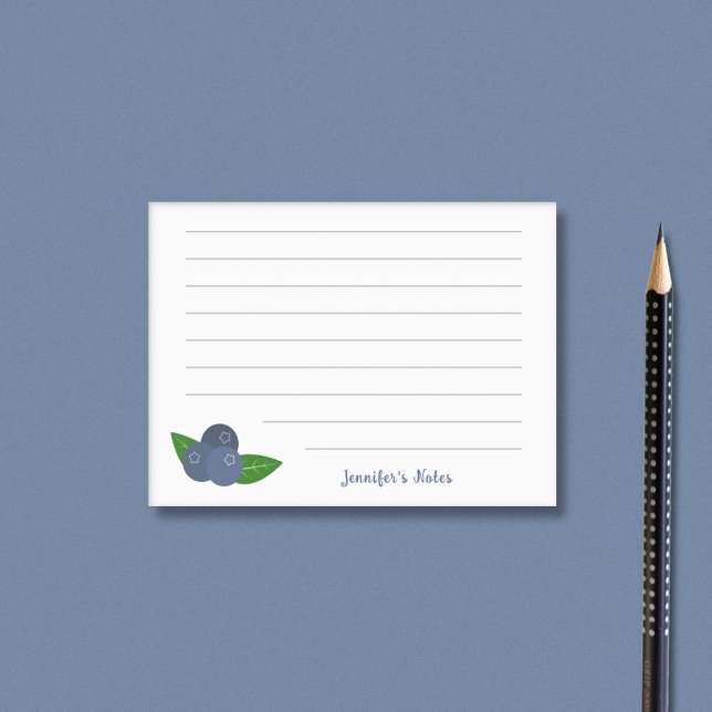 Notas Post-it® Blueberry (Blueberry Post-it Notes)