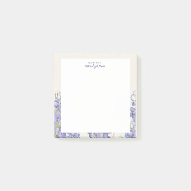 Notas Post-it® Bluebonnet (Anverso)