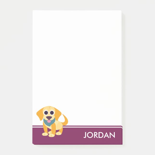 Notas Post-it® BO el perro (Anverso)