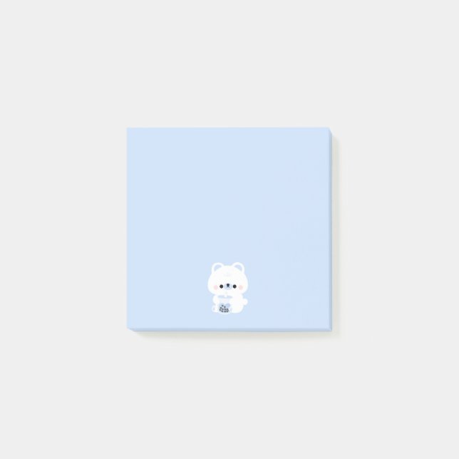 Notas Post-it® Boba Polar Bear (Anverso)