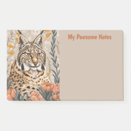 Notas Post-it® Bobcat Cat Boho My Pawsome Personal