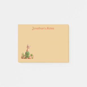 Notas Post-it® Bobcat suave en cactus
