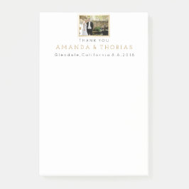 Notas Post-it® Boda personalizado gracias a favor de regalo