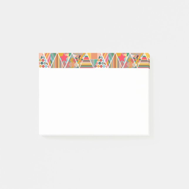 Notas Post-it® Boho Crazy Quilt (Anverso)