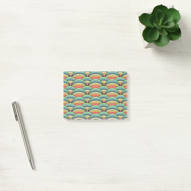 Notas Post-it® Boho Rainbows (Oficina)
