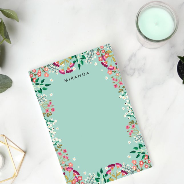 Notas Post-it® Boho Wildflowers - Name (Subido por el creador)