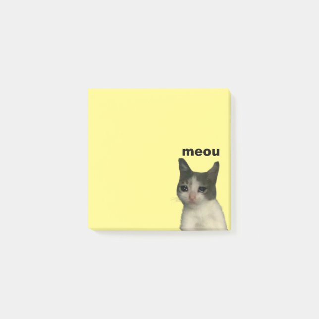 Notas Post-it® boi triste (Anverso)