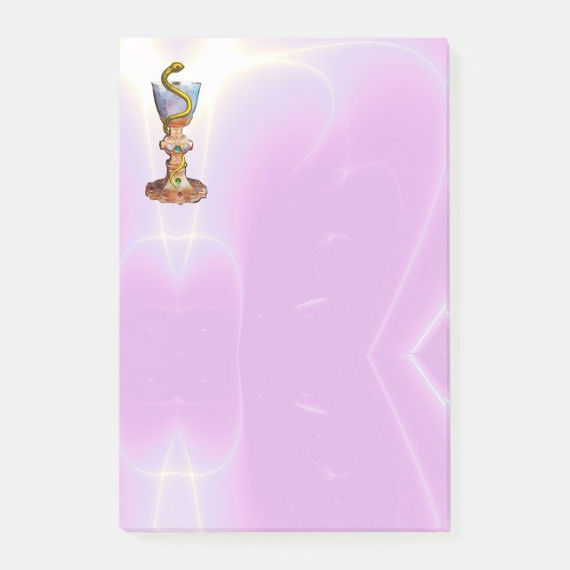 Notas Post-it® BOL DE HIGIA , MEDICINA ,FARMACIA LÍQUICA rosa (Anverso)