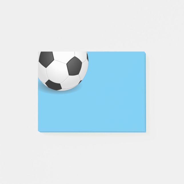 Notas Post-it® Bola del Poste-él-Nota-Fútbol (Anverso)