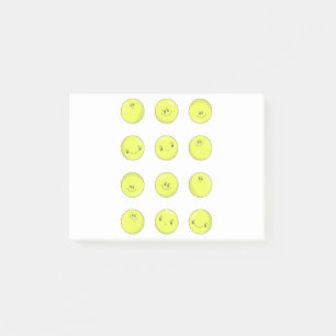 Notas Post-it® Bolas Amarillas Felices
