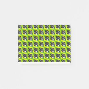 Notas Post-it® Bolas De Césped En Lime.