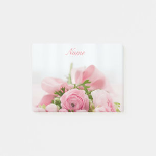 Notas Post-it® Bonitas rosas rosas