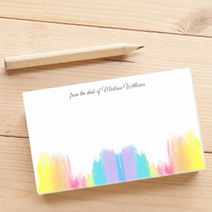 Notas Post-it® Bonito acuática arcoiris Escritorio personalizado 