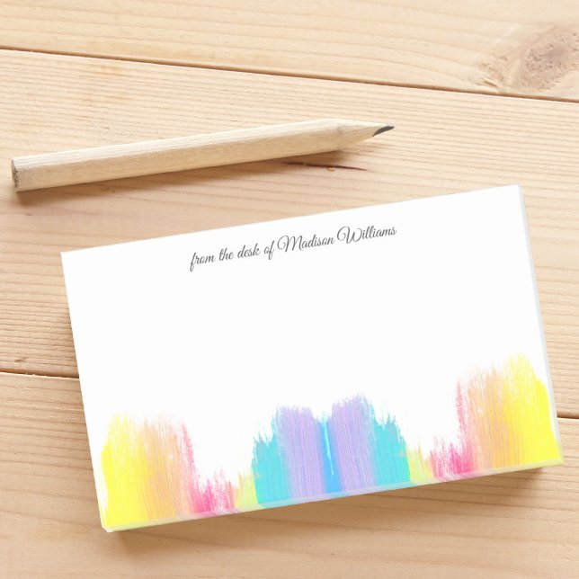 Notas Post-it® Bonito acuática arcoiris Escritorio personalizado  (Subido por el creador)