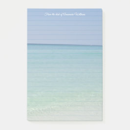 Notas Post-it® Bonito Beach Personalizado Lined
