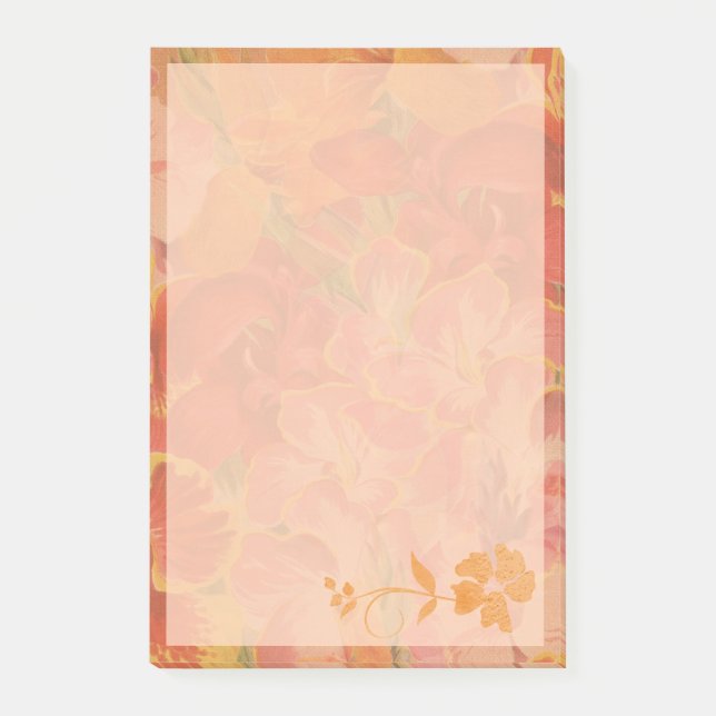 Notas Post-it® Bonito Floral de otoño (Anverso)