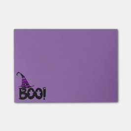 Notas Post-it® ¡Boo! con Gorra
