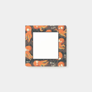 Notas Post-it® Boo Pulpo Naranja y Negro Ropa y Decoración para N
