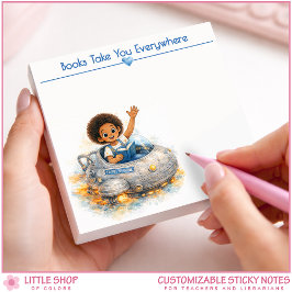 Notas Post-it® Books Take You Everywhere Personalized Book Lover 
