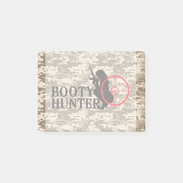 Notas Post-it® Booty Hunter sobre el Camo del desierto (Anverso)