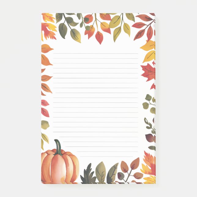 Notas Post-it® Borde de cosecha (Anverso)