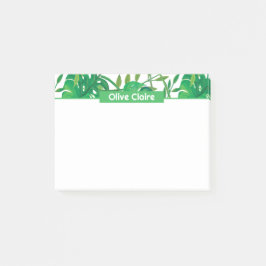 Notas Post-it® Borde Tropical Personalizado