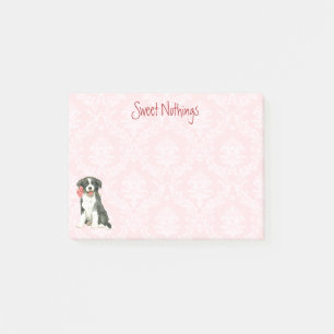 Notas Post-it® Border collie subió tarjeta del día de San