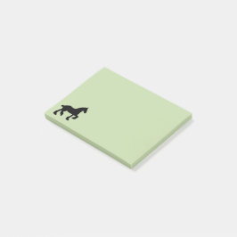 Notas Post-it® Borrador de silueta de caballo
