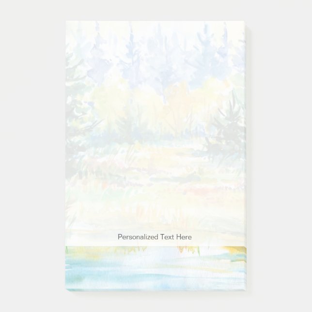 Notas Post-it® Bosque (Anverso)