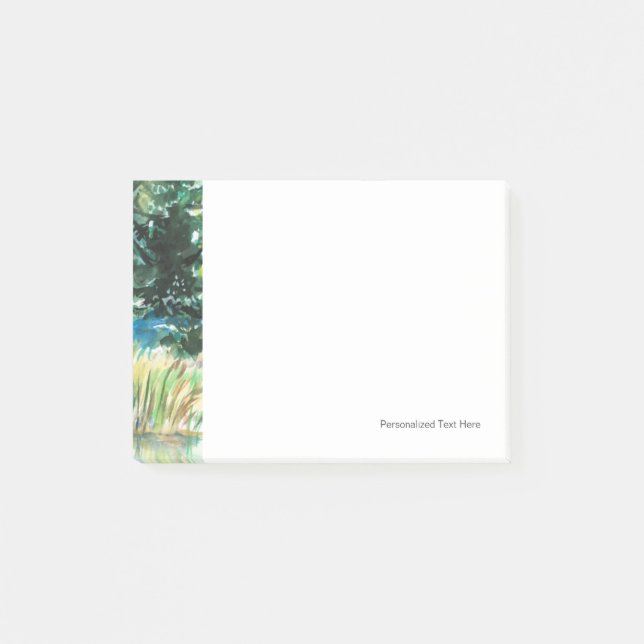 Notas Post-it® Bosque (Anverso)