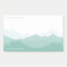 Notas Post-it® Bosque de la montaña con grande conocido