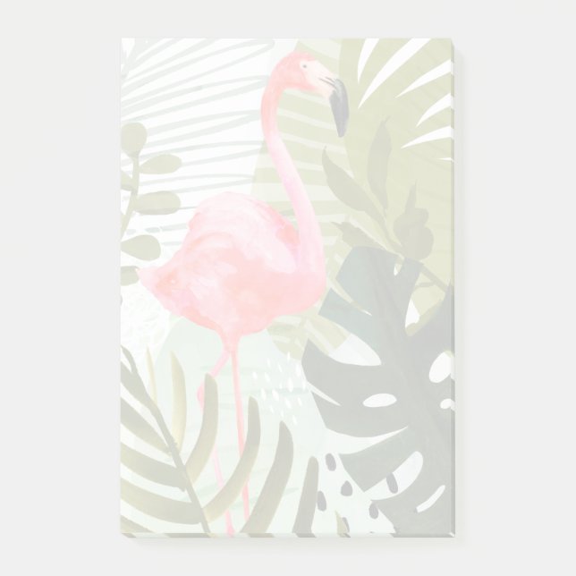 Notas Post-it® Bosque Flamingo (Anverso)