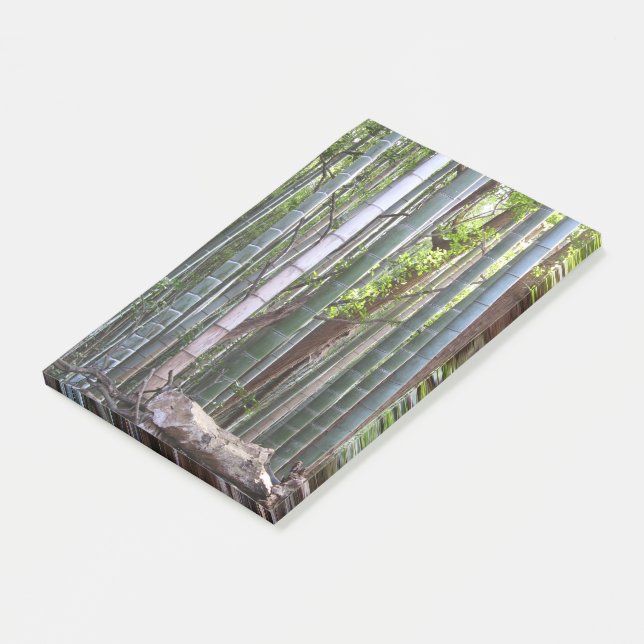 Notas Post-it® Bosque japonés gigante de bambú, Sagano, Kioto, Ja (En perspectiva)