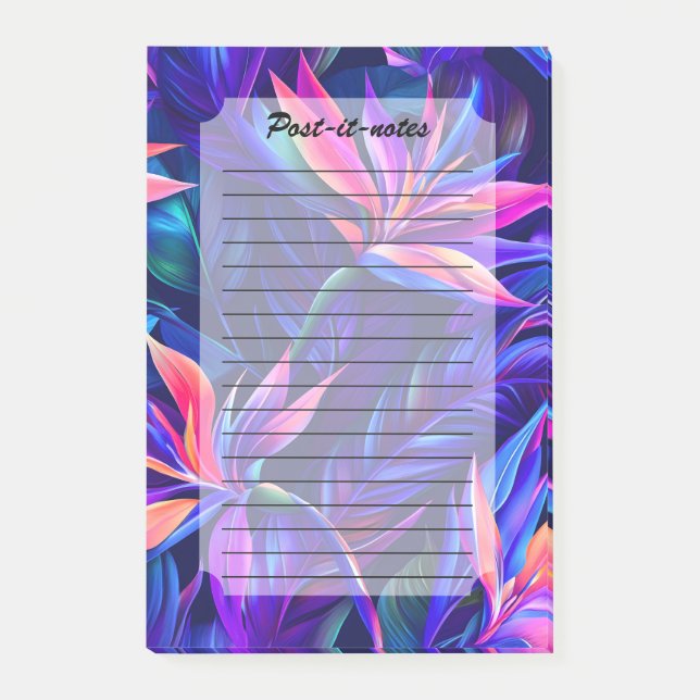 Notas Post-it® Bosque tropical nocturno (Anverso)