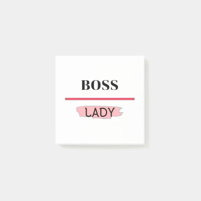 NOTAS POST-IT® BOSS LADY (Anverso)