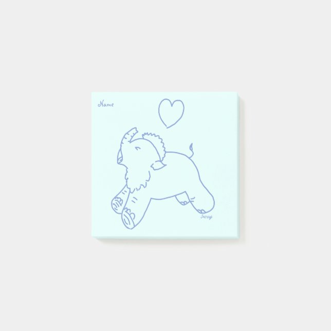Notas Post-it® Bostezos (Anverso)